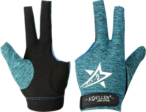 Miniatura 55 de KONLLEN Billiards Gloves for Left Hand/Right Hand L/XL Pool Gloves Professional Non-Slip Adjustable Breathable Snooker Gloves Popular Sizes for Men