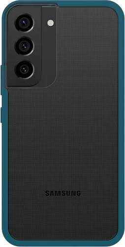 Miniatura 2 de OtterBox Funda para Galaxy S22 Prefix Series, cristal negro (negro/transparente), ultrafina, apta para bolsillo, bordes elevados que protegen