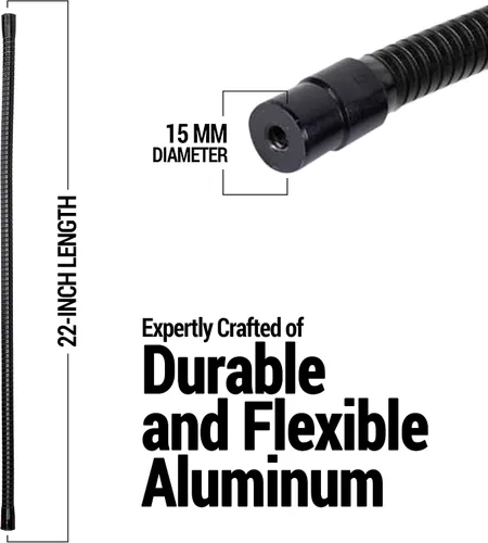 Miniatura 3 de VidPro FA-22 - Kit de brazo flexible de 22 pulgadas, capacidad de 3 libras