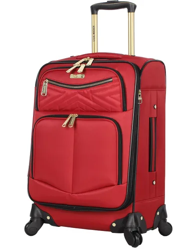 Steve Madden Colección de equipaje de diseñador Maleta ligera y expandible para hombres y mujeres Bolsa de transporte duradera de 20 pulgadas con