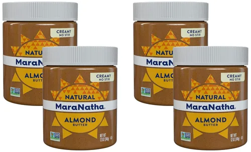 Miniatura 7 de Maranatha Mantequilla de Almendra Crujiente Natural, No Requiere Mezcla, Sin Azúcar ni Sal Añadida, Frasco de 12 Onzas