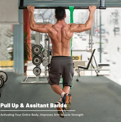 Miniatura 3 de Bandas de resistencia, bandas para entrenamiento con asistencia de tracción - bandas de entrenamiento, bandas de ejercicio, conjunto de bandas