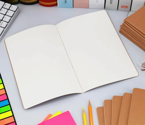 Miniatura 5 de Paquete de 16 cuadernos de papel kraft en blanco para escribir, tamaño A5 de 8.3 x 5.5 pulgadas, 60 páginas cada uno, juego de cuadernos de bocetos