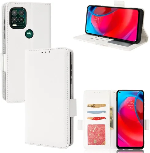 Miniatura 45 de Funda de piel sintética compatible con Motorola Moto E22 4G, funda de piel sintética compatible con Motorola Moto E22i 4G, color negro