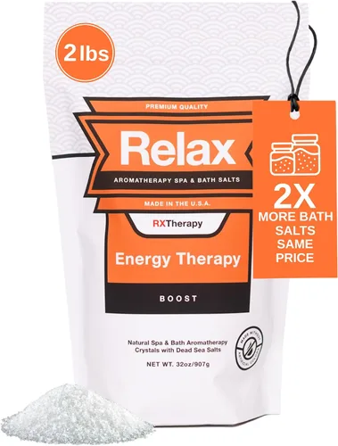 Miniatura 9 de Relax Spa & Bath, Epsom & Sales del Mar Muerto, sales de baño de aromaterapia para bañera de hidromasaje, baño o spa, infundidas con magnesio, 32