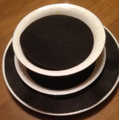 LAMINET - Separadores y protectores para vajilla, Negro