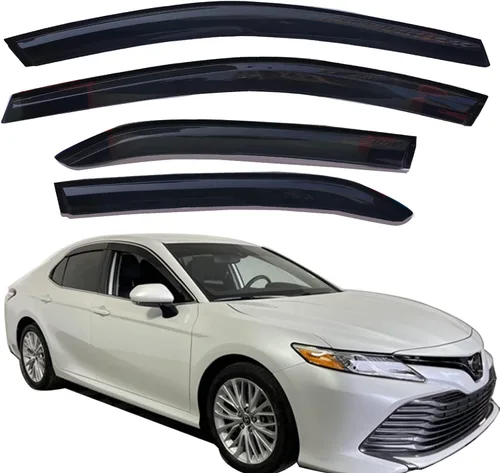 Miniatura 32 de Viseras laterales adhesivas para ventana de lluvia, deflectores de ventilación para Toyota RAV4 2019 2020 2021 2022, 4 piezas teñidas de humo