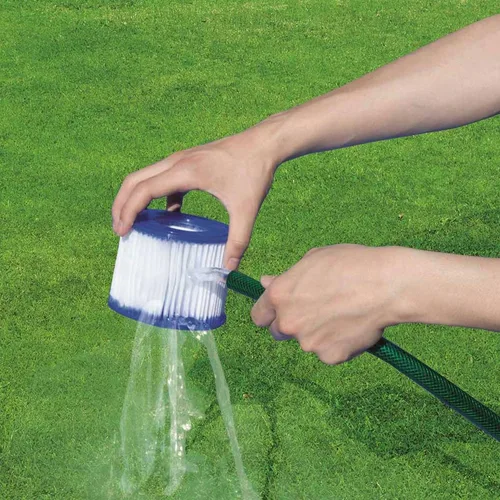 Miniatura 4 de Bestway Bomba de filtro ligera tipo VI de repuesto para hidromasaje inflable SaluSpa (paquete de 24)