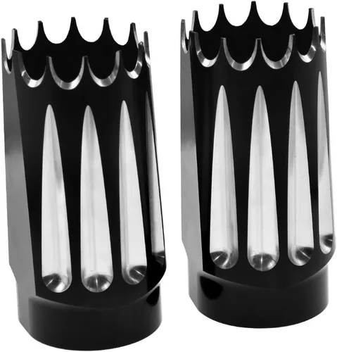 Miniatura 2 de Cubre horquillas superiores CNC HDBUBALUS para Harley Harley Touring Road King Street Electra Glide FLT FLHR FLHT FLHX FLSTF FLSTN