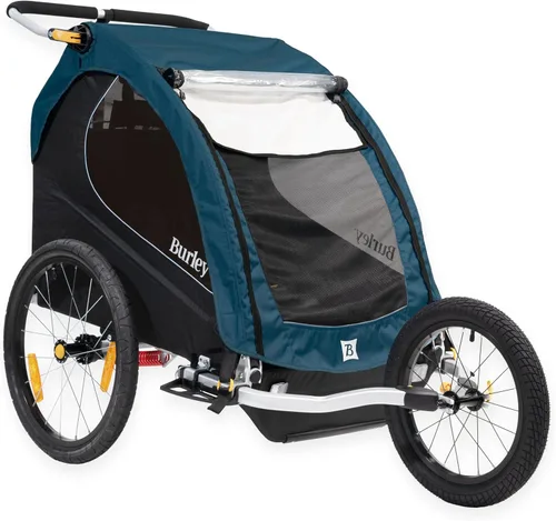 Miniatura 3 de Kit Jogger para Bicicleta, Aluminio, Negro/Plata, 16 pulgadas