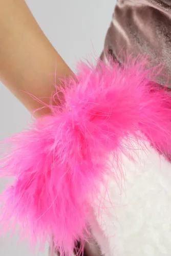 Miniatura 52 de Sahabowi Guantes de cuero para clima frío Manopla de lana cálida de invierno para mujeres