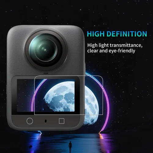 Miniatura 3 de Protector de pantalla+protector de lente para DJI OSMO 360, protector de lente de cámara antiarañazos PC cubierta de lente para OSMO 360 Accesorios