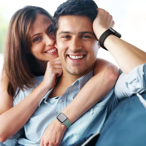 Miniatura 8 de GEAK Paquete de 15 correas compatibles con Apple Watch de 1.57, 1.65, 1.65 y 1.73 pulgadas, para mujeres y hombres, correas deportivas de silicona