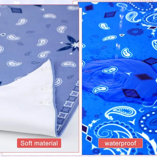 Miniatura 3 de Jiuguva Paquete de 8 pañuelos para adultos, baberos de cachemira, grandes, suaves, neutros, absorbentes, juego de bandana para personas