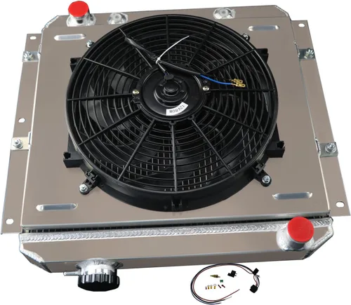 Miniatura 3 de Relé de ventilador de aluminio de 3 hileras para Toyota Land Cruiser FJ40 FJ45 Gasolina 1958-1984