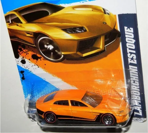 Miniatura 2 de Hot Wheels - Lamborghini Estoque - Amarillo/Negro - REDLINES - HW All Stars '12 [8/10, 128/247]