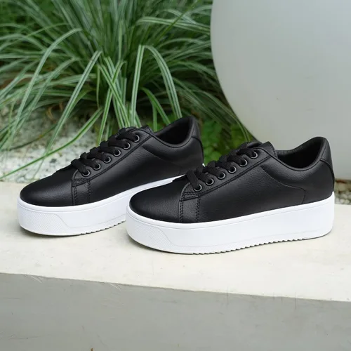 Miniatura 6 de JABASIC Zapatos deportivos de moda para mujer, con cordones, elegantes y cómodos para caminar