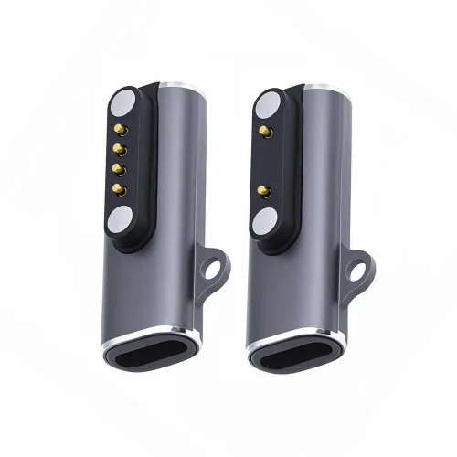 Miniatura 16 de 6 unids/set USB-C hembra a 2 pines DC 5 V potencia carga adater para cortadora de pelo eléctrica barba recortadoras afeitadoras instrumentos