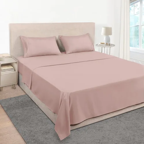 Miniatura 49 de Mejoroom Juego de sábanas de tamaño King – Sábanas y fundas de almohada de ropa de cama 1800 de lujo para hoteles – Sábana bajera con bolsillo