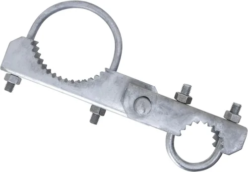Miniatura 8 de VIVIDA Bisagra de puerta de enlace de cadena, bisagra de puerta comercial de 180 grados para valla de eslabones de cadena, resistente, ajuste
