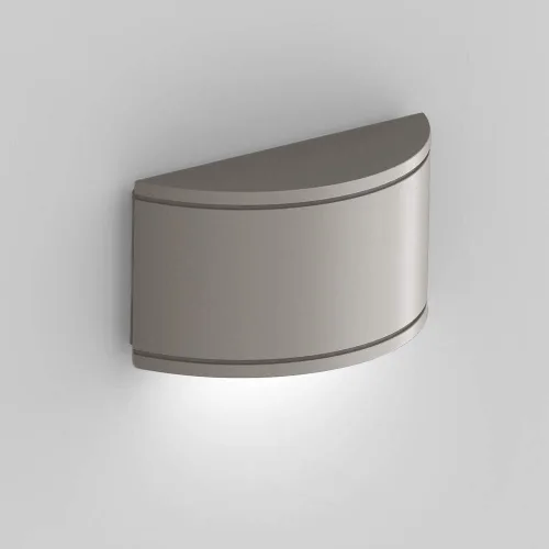 WAC Lighting WS-W2609-GH - Lámpara de pared de medio cilindro para exteriores, tubo LED, talla única, blanco/grafito