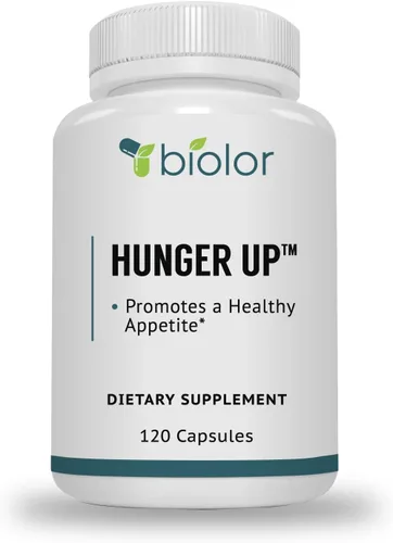 Biolor HungerUp™ - Estimulante del apetito (sin rellenos artificiales) - Píldoras efectivas para aumentar de peso con extracto de fenogreco para