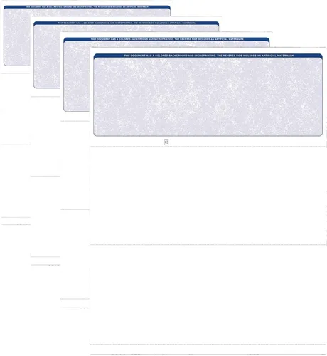 Miniatura 2 de VersaCheck ValueChex - 500 cheques de cupones comerciales en blanco - Blue Classic - Formulario de 500 hojas #1000 - Verificar en la parte superior