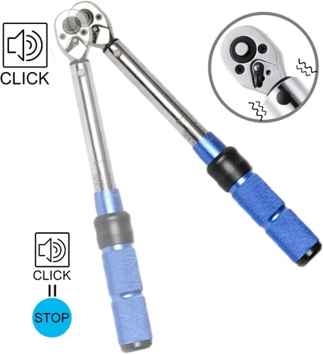 Miniatura 6 de Juego de llaves dinamométricas para bicicleta, llave dinamométrica de 1/4 de pulgada de 2 a 24 Nm, kit de herramientas para bicicleta