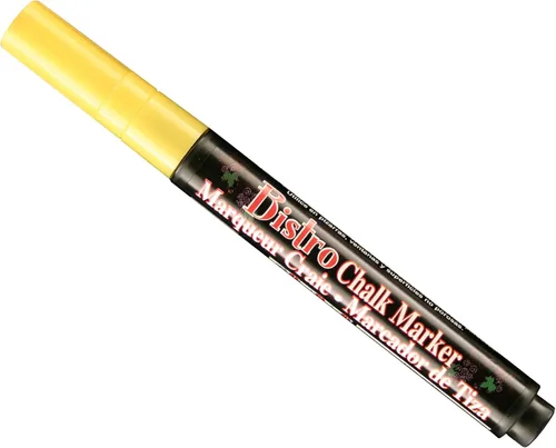 Uchida of America 482-C-5 Bistro - Marcadores de tiza con punta extrafina, color amarillo