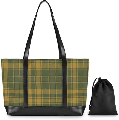 Scottish Plaid Simple Women 14 Inch Laptop Tote with Zipper Briefcases for Travel Gym Vacation with Tablet estuche para laptop 14 pulgadas