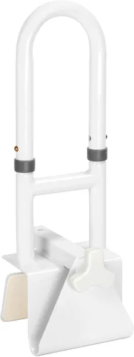 HEPO Barra de seguridad ajustable para bañera para ancianos, barra de agarre para bañera para baño, abrazadera de mango de bañera de asistencia para