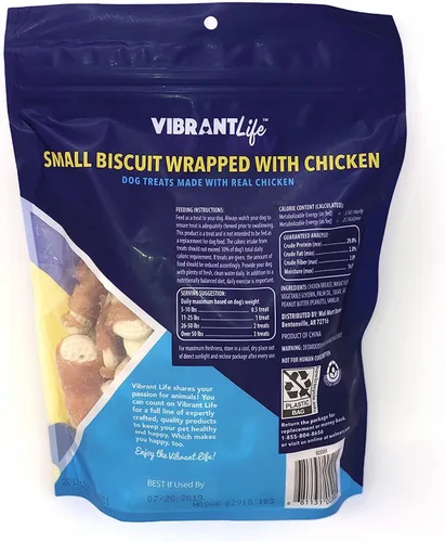 Miniatura 2 de Vibrant Life Pequeña galleta envuelta con pollo (16 oz) bolsa