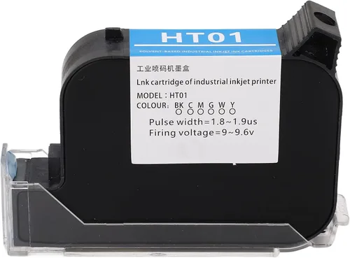 Miniatura 2 de Hilitand Cartucho de tinta invisible de 0.500 in y 1.4 fl oz, cartucho de tinta para impresora de inyección de tinta, máquina de codificación