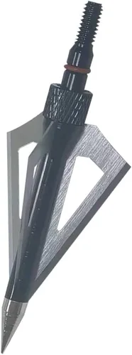 Miniatura 6 de 3 cuchillas de caza de 100/125 granos, cabezas de flecha atornilladas, puntas de flecha compatibles con ballesta y arco compuesto + 1 estuche