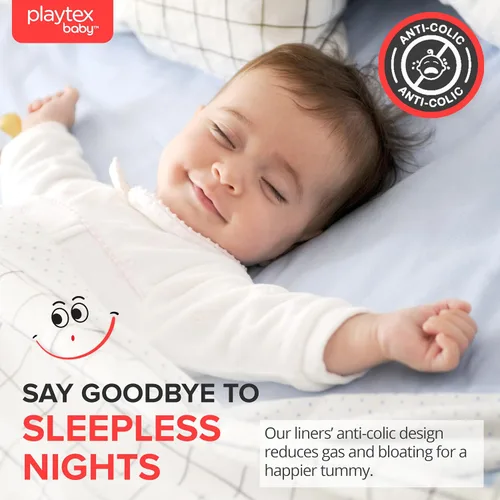 Miniatura 6 de Playtex Baby Nurser - Forros desechables preesterilizados para biberones de bebé, 4 onzas (100 unidades), anticólicos, reducción de gases, fáciles