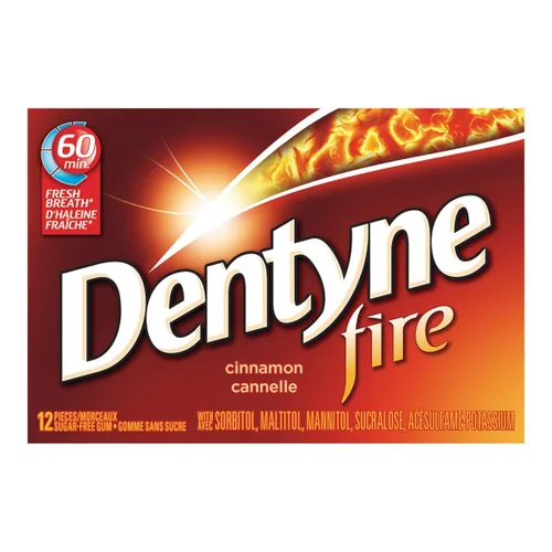 Miniatura 4 de Dentyne Goma de Mascar sin azúcar Hielo y Fuego Multi Paquete, 12 paquetes de 16 unidades.