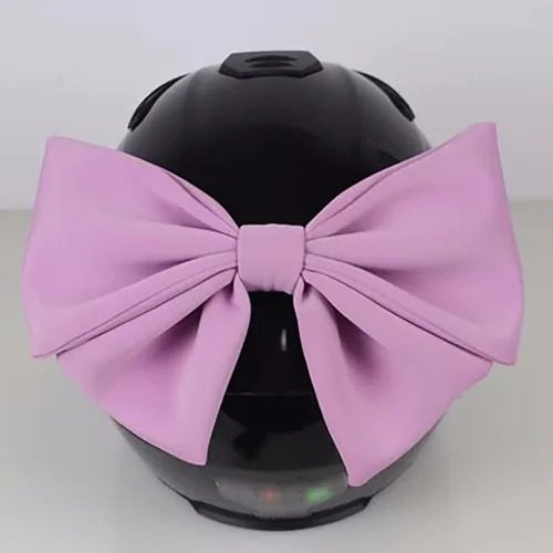 Miniatura 5 de Grandes Adornos de Casco con Lazo Decoraciones Lindas de Casco con Lazo Adhesivo Adecuado Accesorios para Casco para Esquí Bicicleta Casco