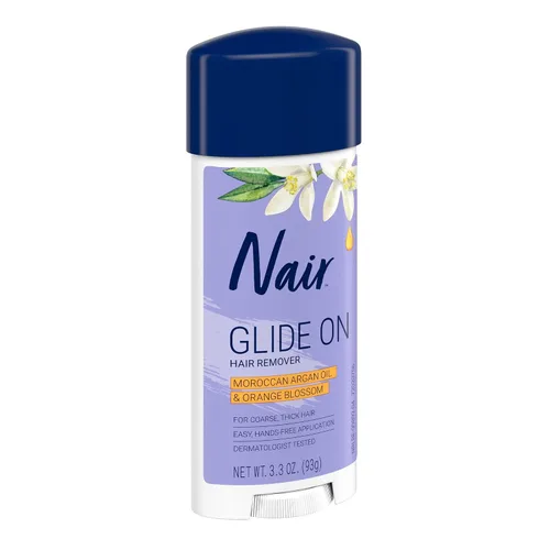 Miniatura 10 de Nair Glide On - Crema depilatoria para brazos, piernas y bikini, crema depilatoria, barra de 3.3 onzas