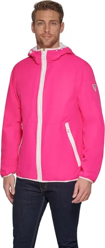 Miniatura 2 de GUESS Cortavientos con capucha para hombre