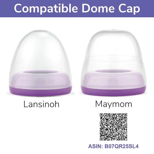 Miniatura 3 de Maymom Parte superior de biberón compatible con biberones Lansinon Momma, pezón, no piezas originales de la bomba Lansinoh, Signature Pro