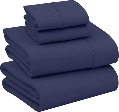 Miniatura 63 de RUVANTI Juego de sábanas divididas tamaño King de 100 % algodón para cama ajustable, 5 piezas, ropa de cama de tejido de percal suave y Guisante
