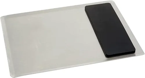 Miniatura 11 de Rattleware Alfombrilla de amortiguación color negro prémium de 8.75 x 3 pulgadas, goma antideslizante densa y duradera, protección de encimera