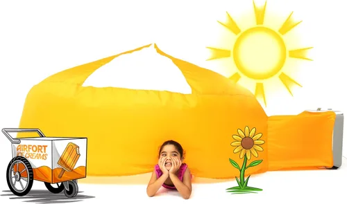 Miniatura 20 de El Original Patentado AirFort - Construye Un Fuerte en 30 Segundos, Fuerte Inflable para Niños, Tienda de Juegos para 3-14 Años, Un Playhouse Donde