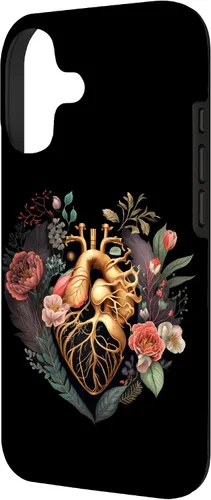 Miniatura 2 de Anatomical Heart and Flowers for Your Love Case for iPhone 17