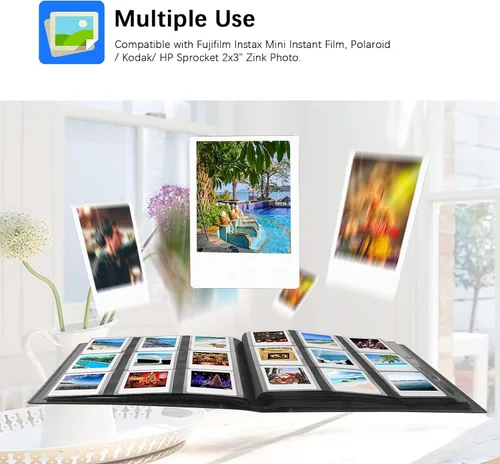 Miniatura 2 de Veicevol Álbum de fotos de 432 bolsillos para cámaras Fujifilm Instax Mini y Polaroid