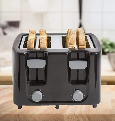 Miniatura 8 de Continental Electric CE-TT029 Tostadora, 4 rebanadas, tacto frío, negro