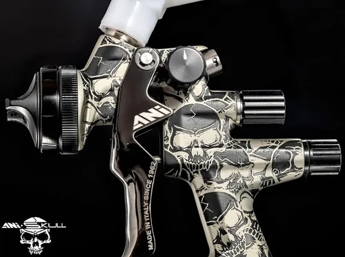 Miniatura 9 de Pistola pulverizadora ANi Edición limitada de cráneo 1.3mm Transparente (AH1535036A)