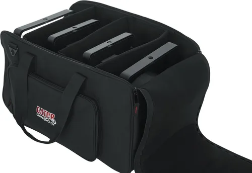 Miniatura 2 de Gator Cases - Bolsa de mano para sostener hasta (4) accesorios de iluminación LED estilo par con divisores ajustables