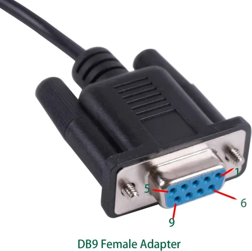 Miniatura 3 de DB9 Serial RS232 a RJ12 6P6C Cable adaptador para APC PDU 940-0144A