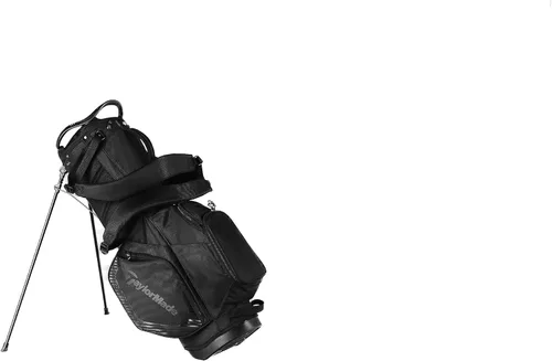 Miniatura 2 de TaylorMade Bolsa de soporte profesional, ligera, ideal para llevar o empujar el carrito Negro